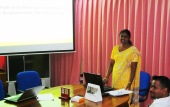 Jayarani presents her thesis