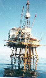 Oil rig North Sea