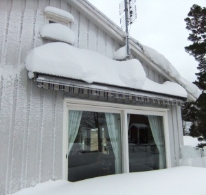 Mye snø i Sør-Norge januar 2014